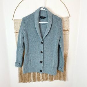 Pendleton Shetland Wool Blue Knit Cardigan Womens XS
